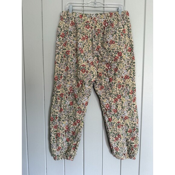 Teddy Fresh Grandma's Floral Sweatpant Joggers L Large Cotton - Picture 6 of 7